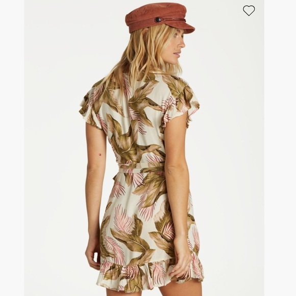 billabong wrap and roll dress